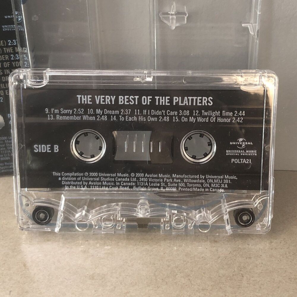 The Platters “Very Best Of” Cassette Tape – Classic Hits Collection - Picture 4 of 8